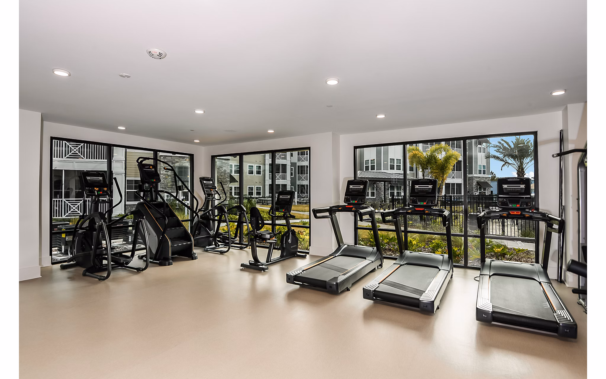 fitness center at Encore Narcoossee Apartments 
