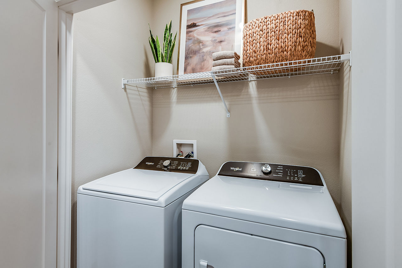Laundry room at Encore Narcoossee