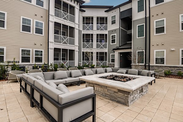 grill area at Encore Narcoossee Apartments 