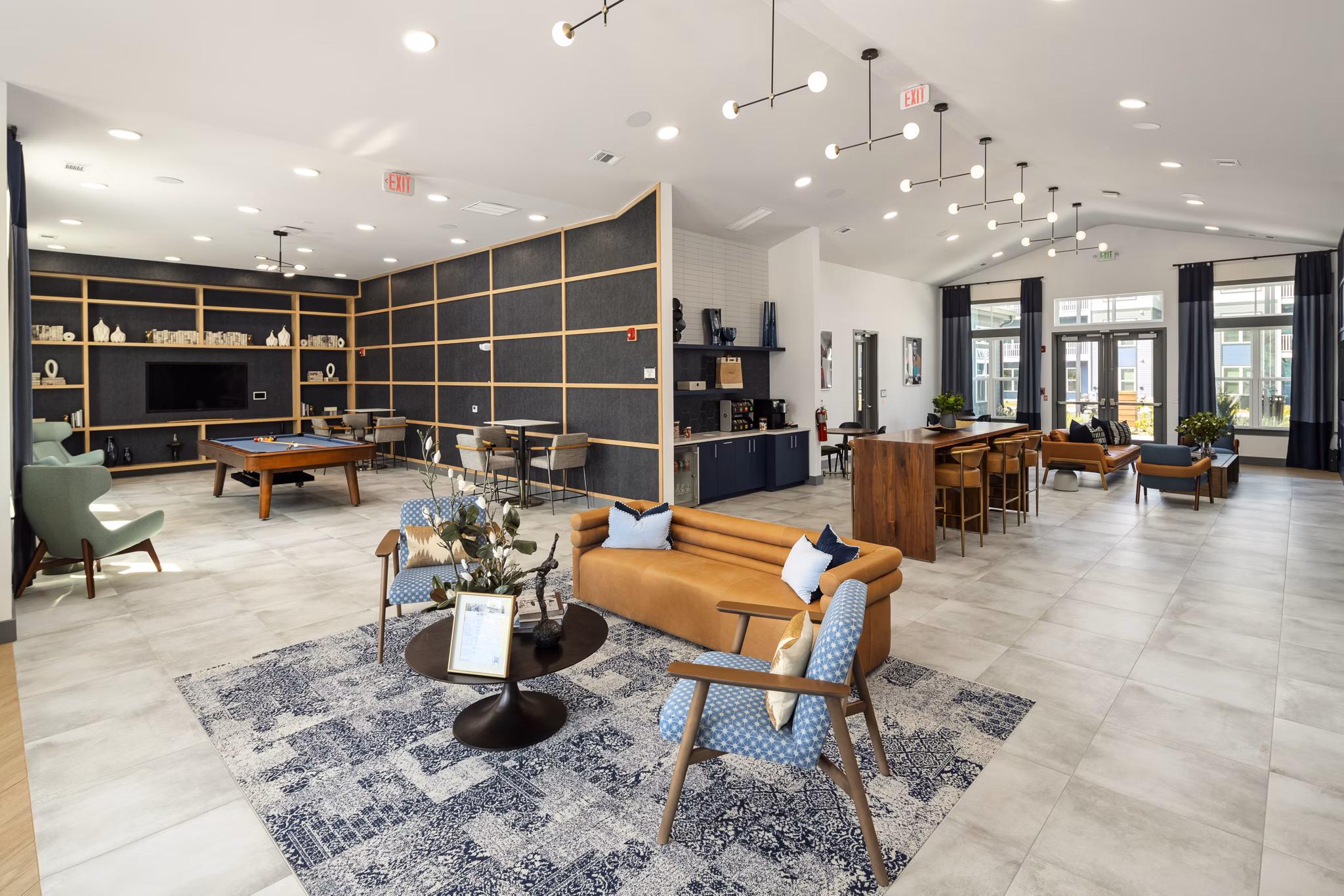 clubhouse at The Dorsey by Alta Apartments
