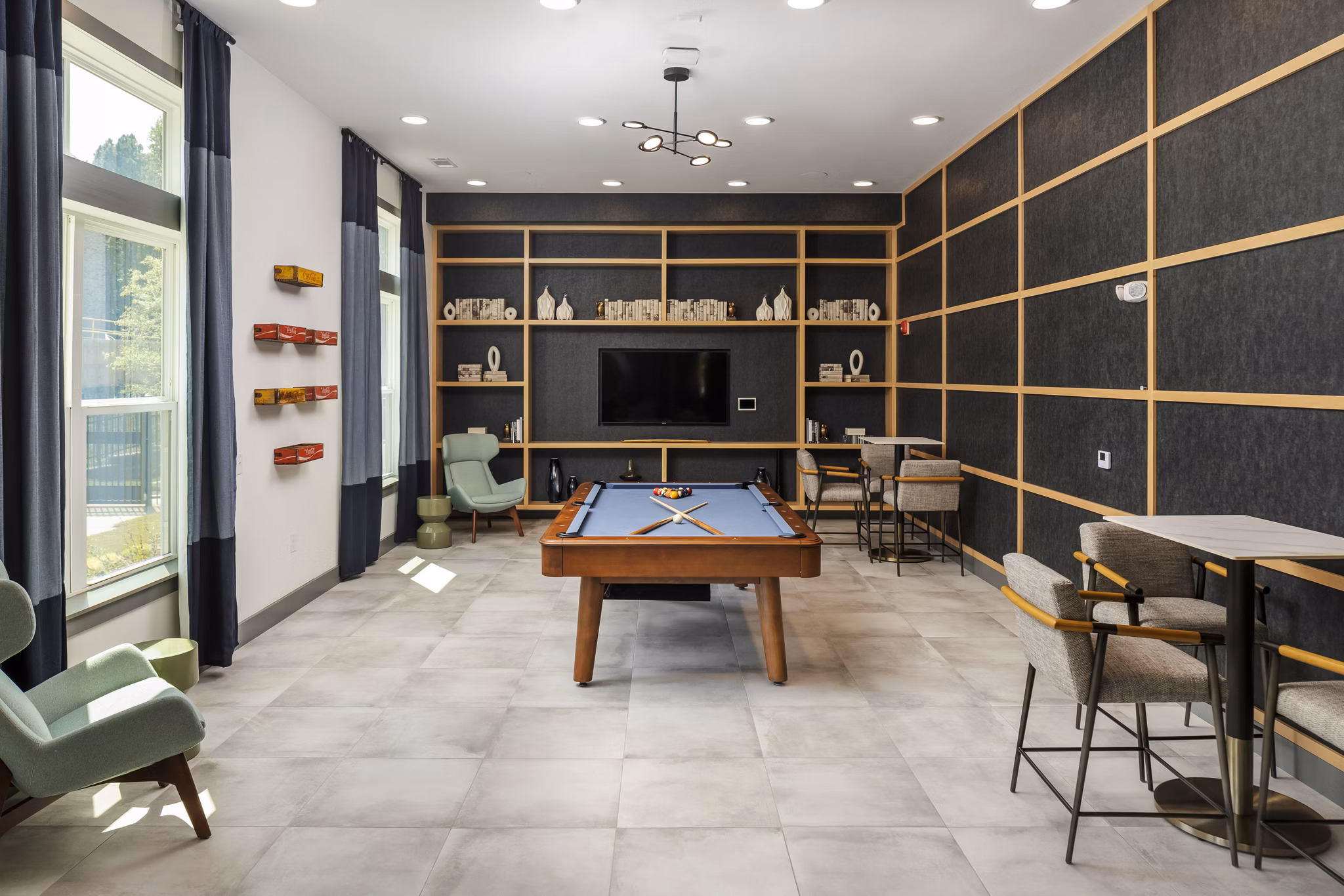 clubhouse at The Dorsey by Alta Apartments