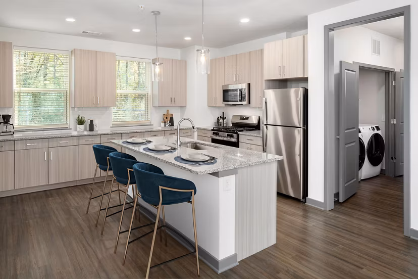 kitchen at The Dorsey by Alta Apartments
