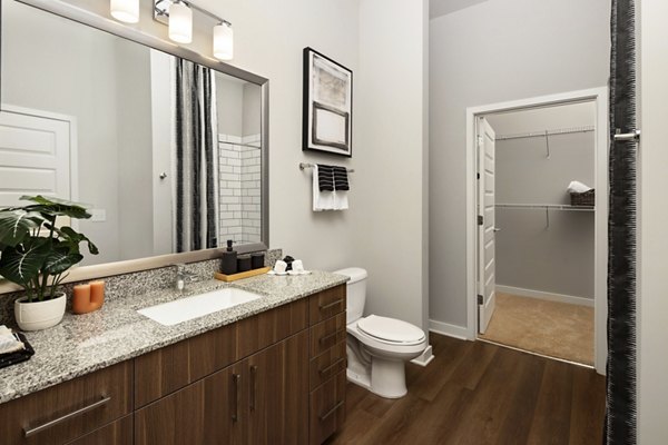 bathroom at The Dalton by Alta Apartments 