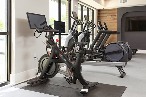 fitness center at The Dalton by Alta Apartments 