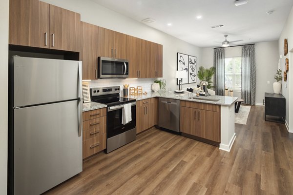 kitchen at The Dalton by Alta Apartments 