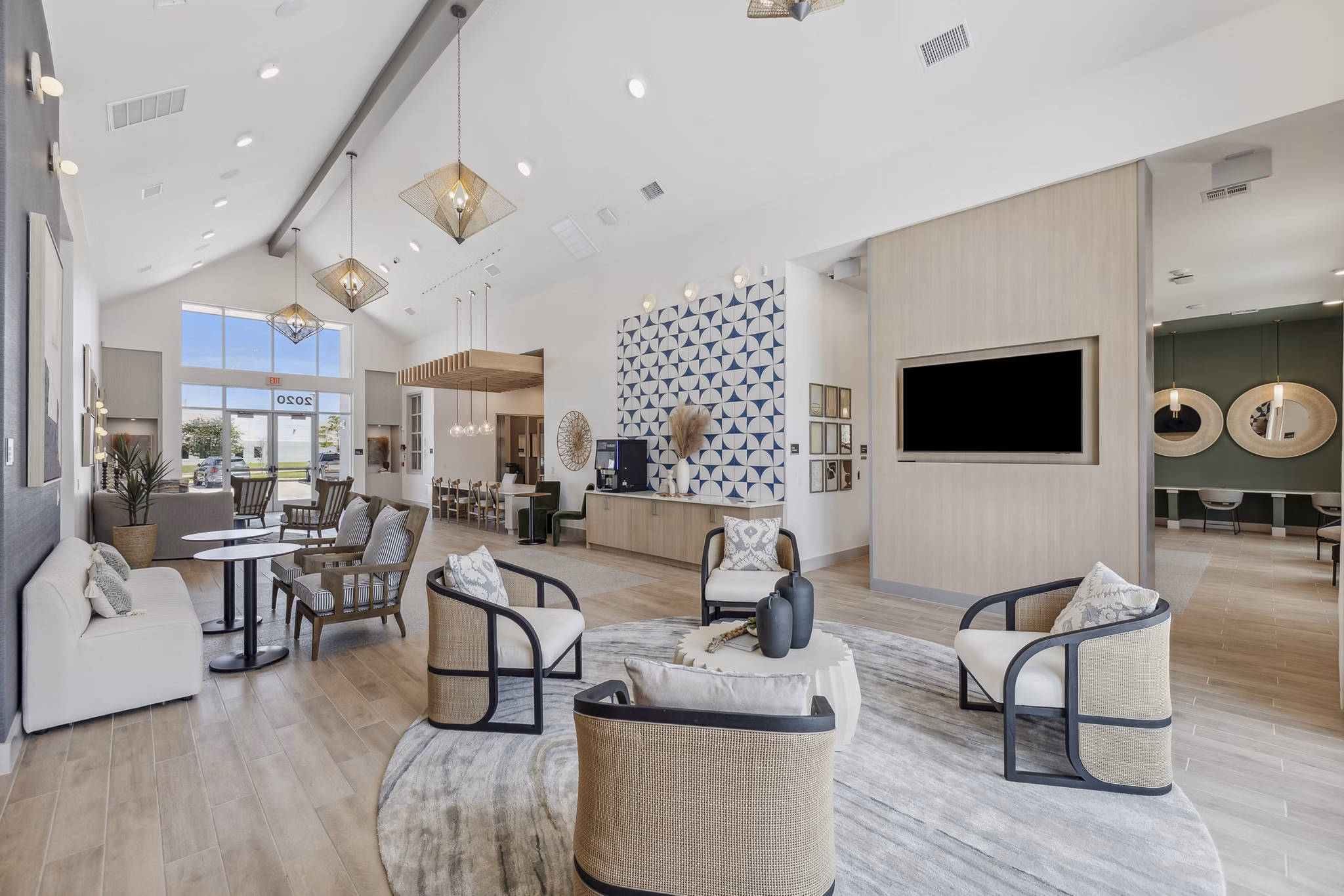 Elegant clubhouse with contemporary design at Alta Grandway Apartments