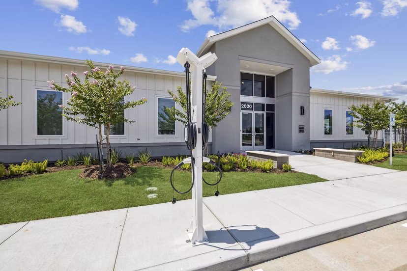 Electric vehicle charging station at Alta Grandway Apartments