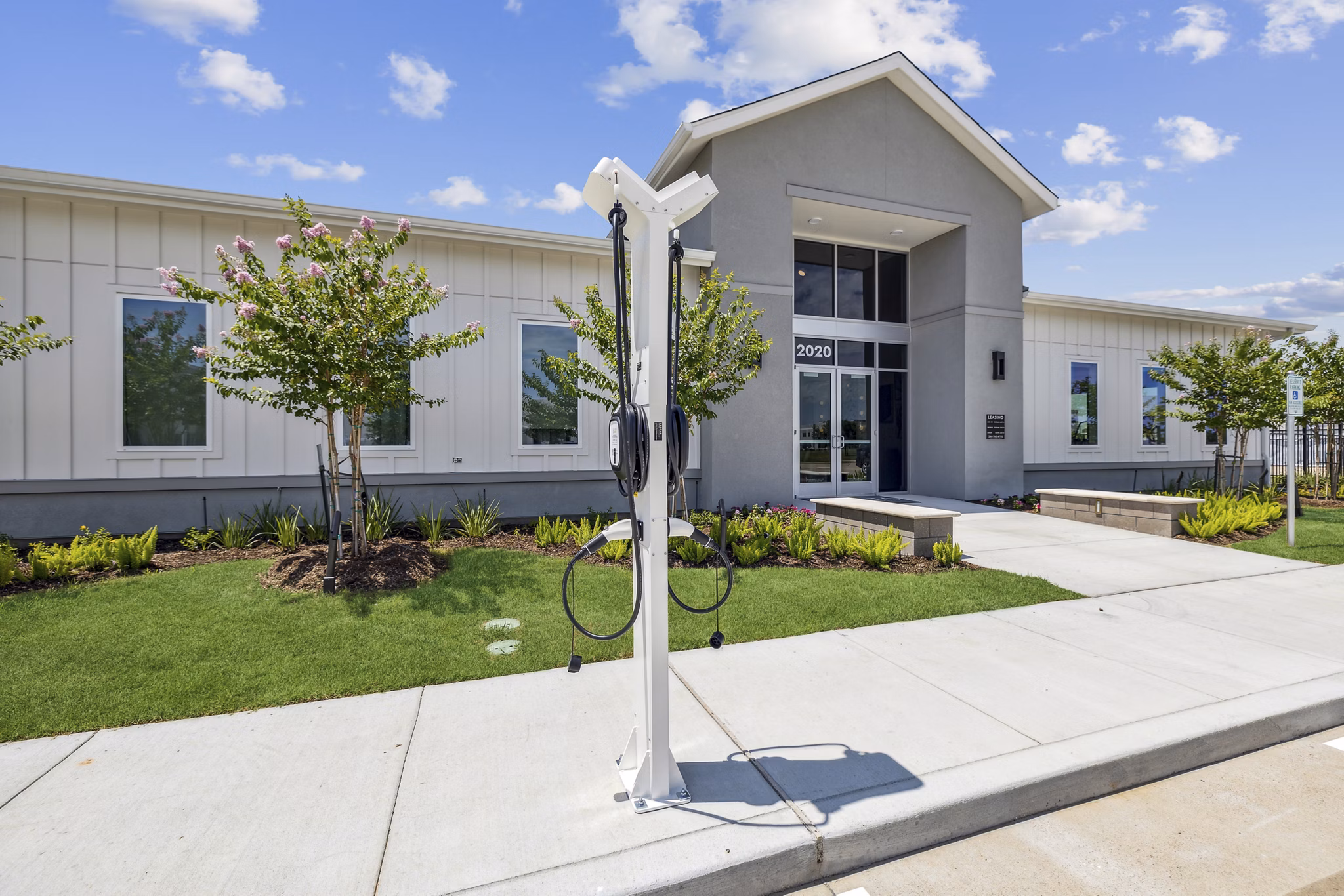 Electric vehicle charging station at Alta Grandway Apartments