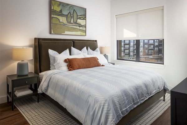 bedroom at Residences at OAK Apartments