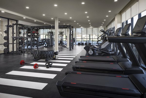 fitness center at Residences at OAK Apartments