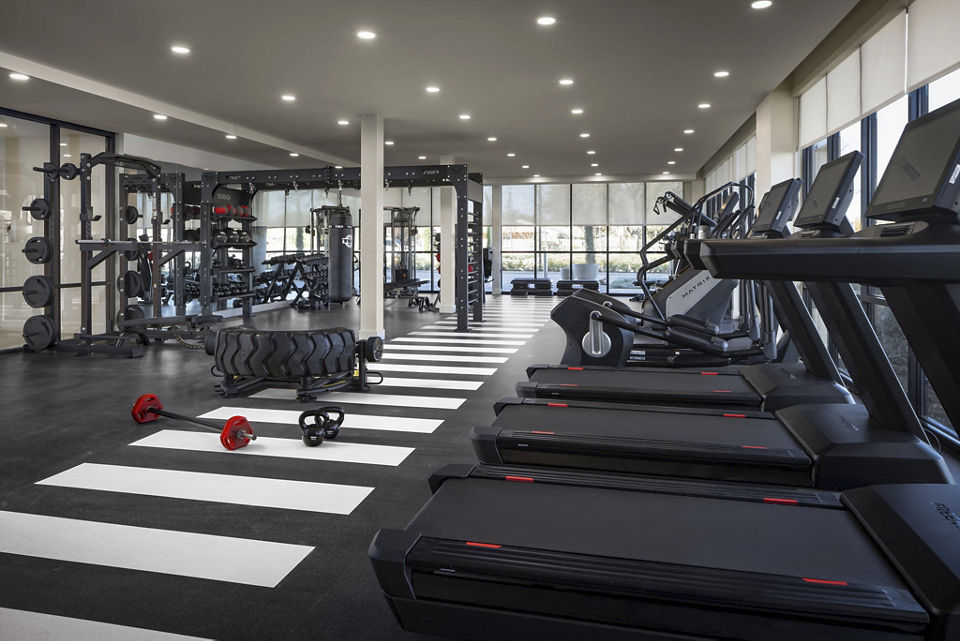 fitness center at Residences at OAK Apartments