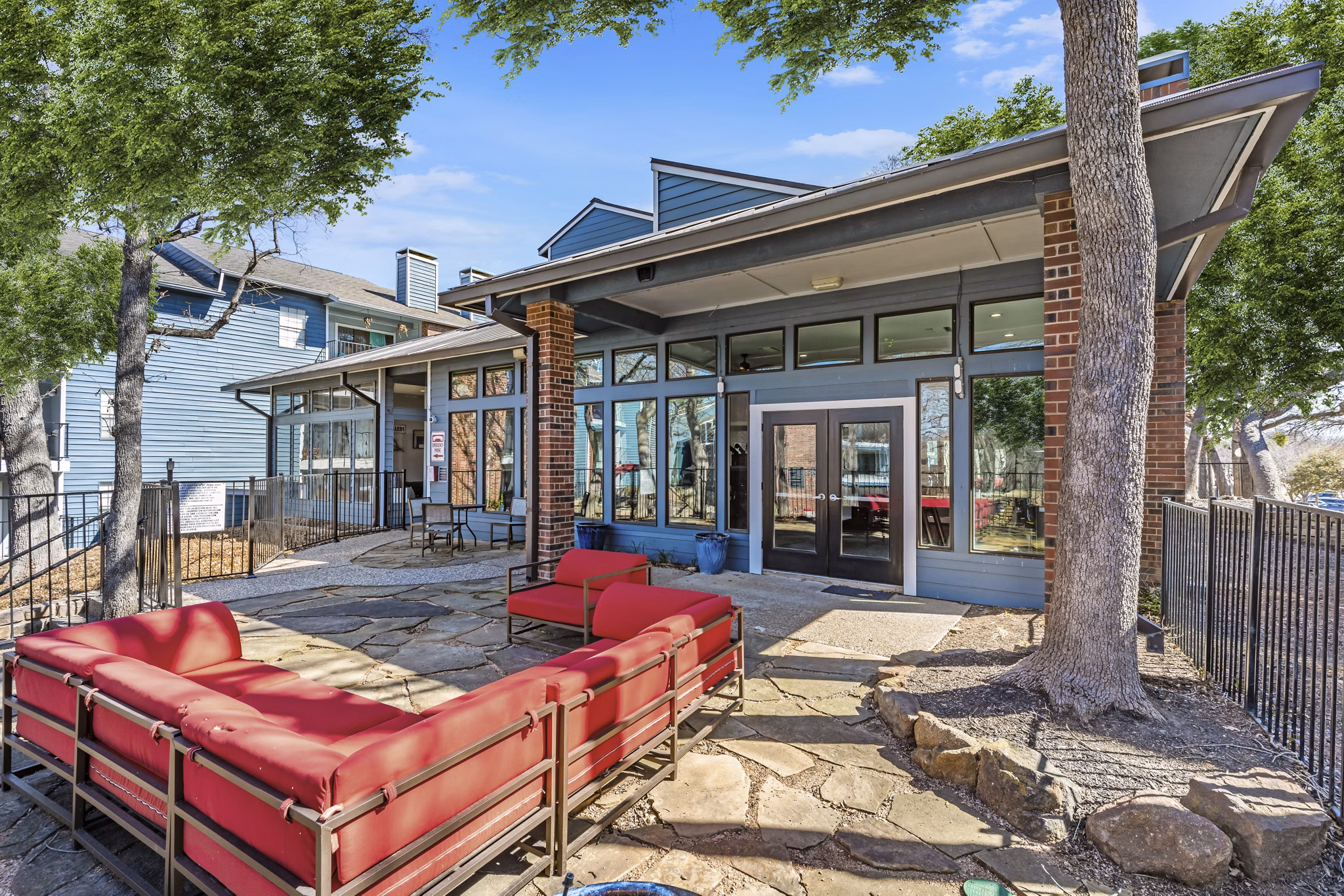 patio at Wood Hollow Apartments