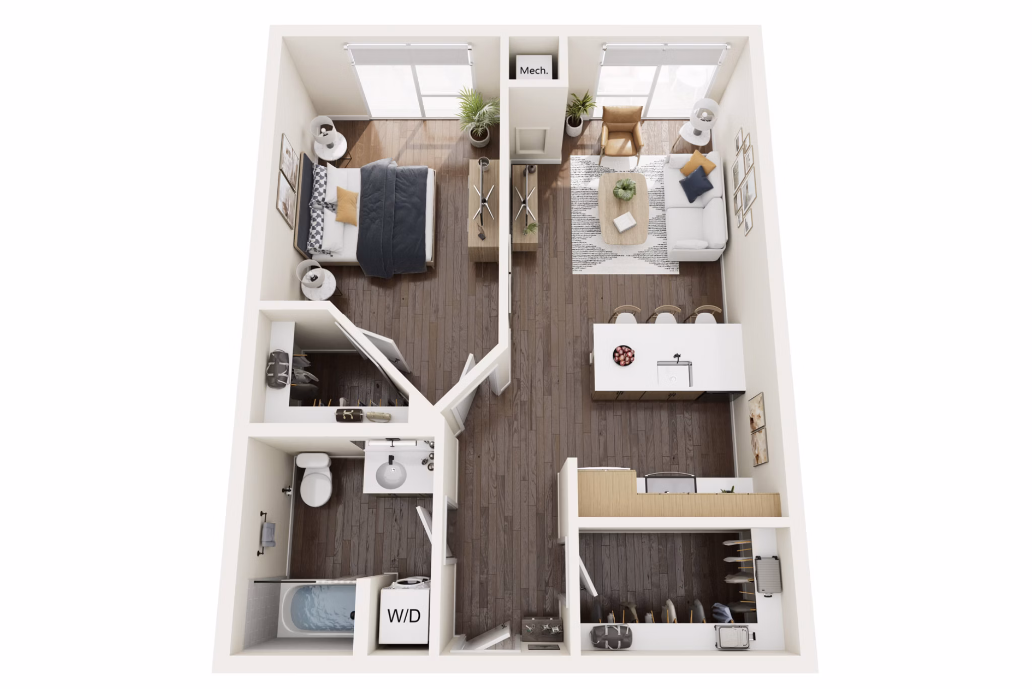 B1 MFTE floor plan at Broadstone Riva Apartments