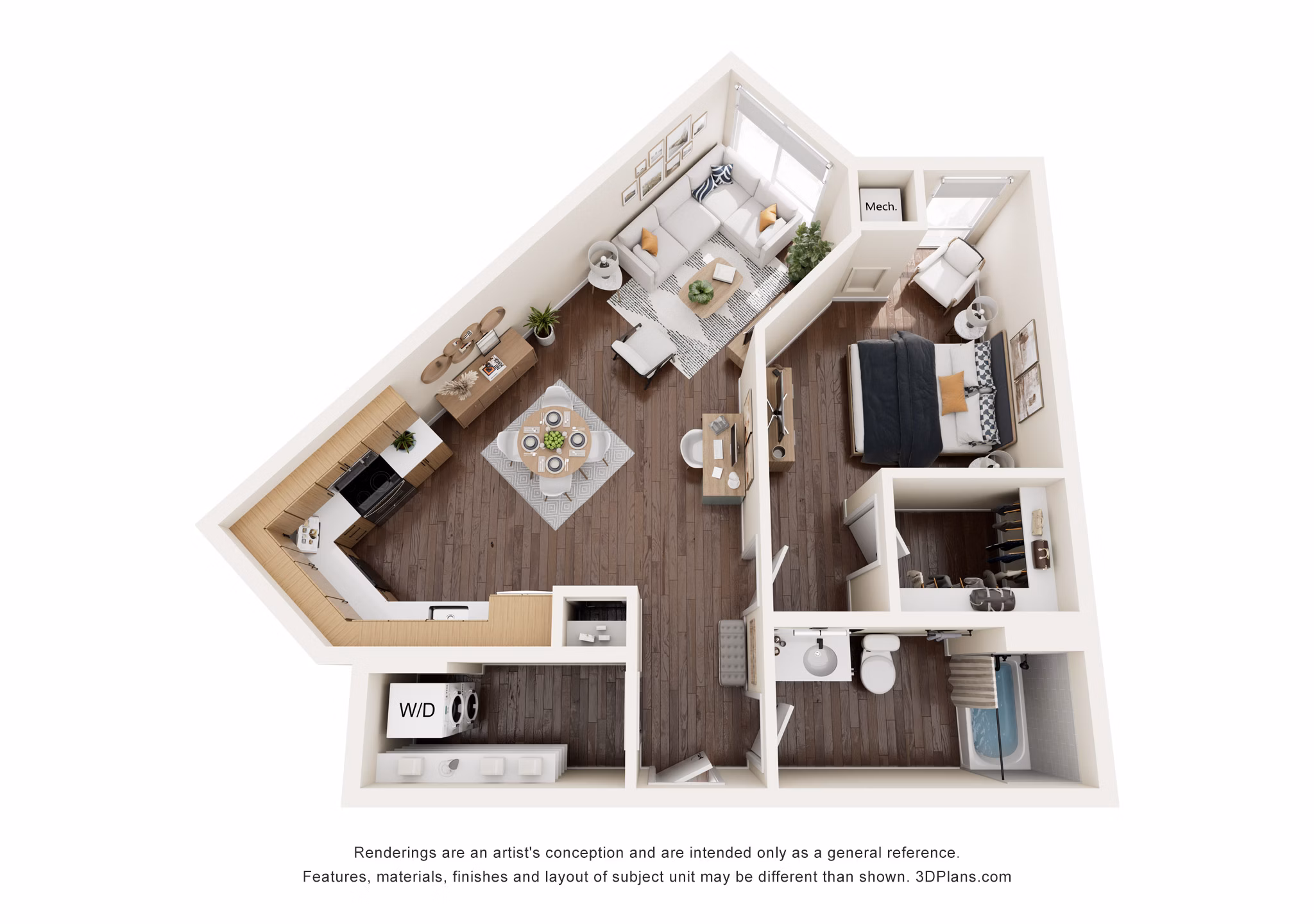 B3 floor plan at Broadstone Riva Apartments