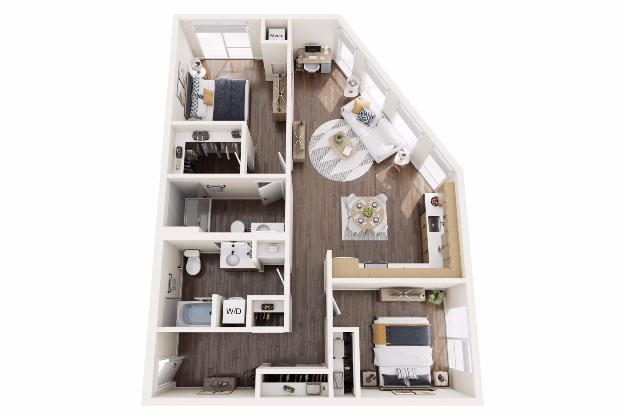 C2 MFTE floor plan at Broadstone Riva Apartments