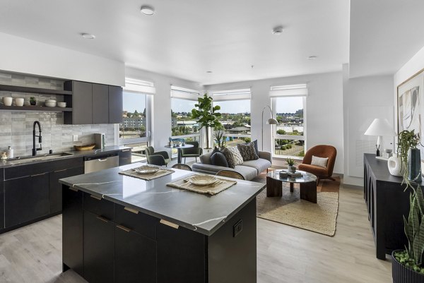 living room at Broadstone Riva Apartments 