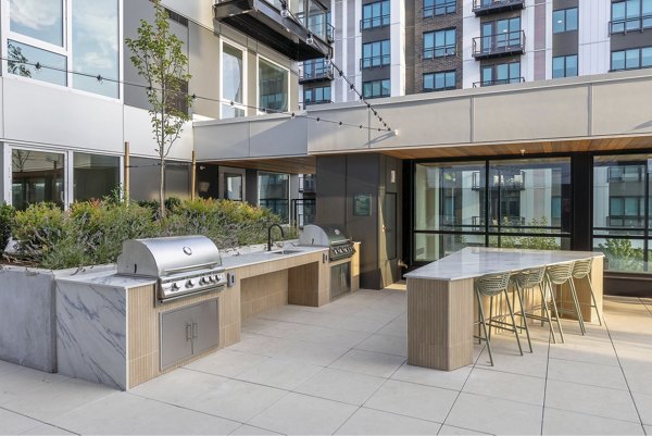 grill area at Broadstone Riva Apartments 