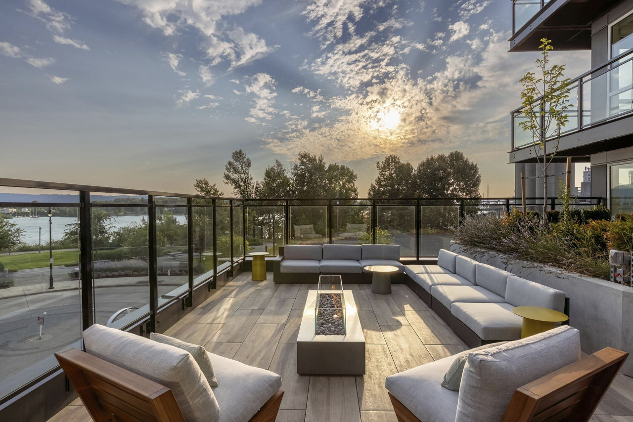 Roof deck at The Riva (1 of 2)