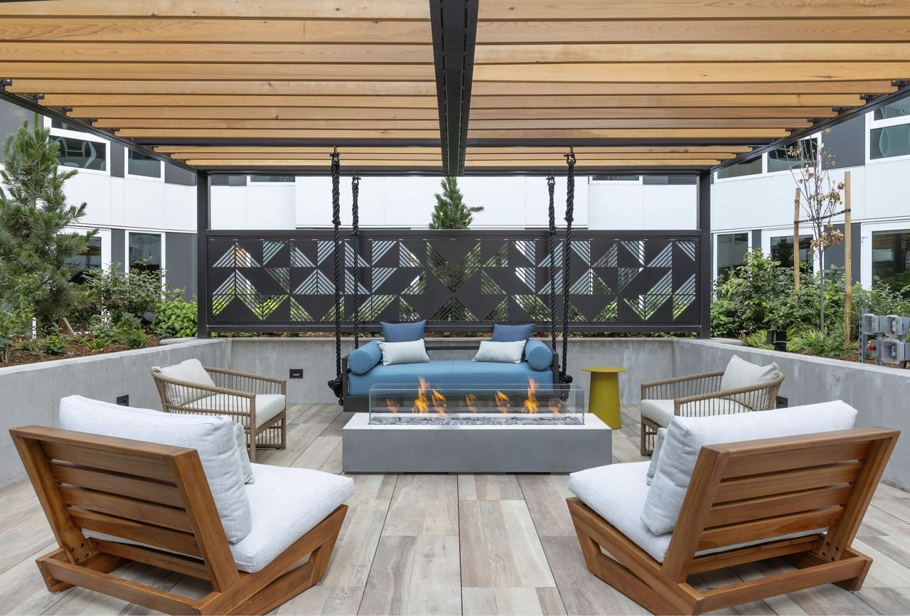 Roof deck at The Riva (2 of 2)