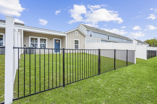 backyard/patio at Villas at Carolina Forest Apartments