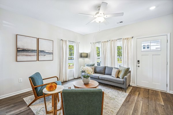 living room at Villas at Carolina Forest Apartments