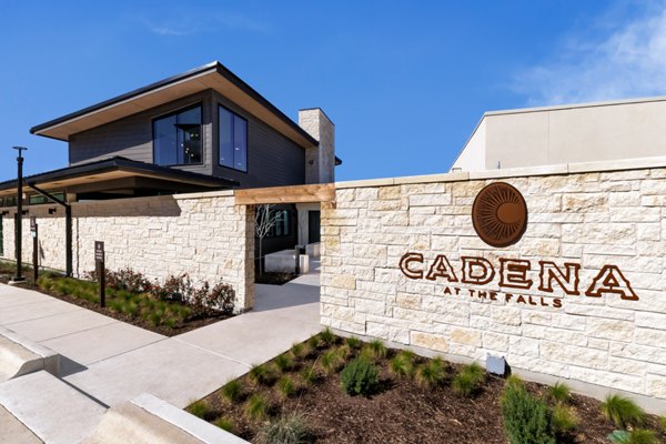 signage at Cadena at the Falls Apartments