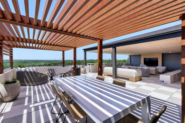 patio at Cadena at the Falls Apartments