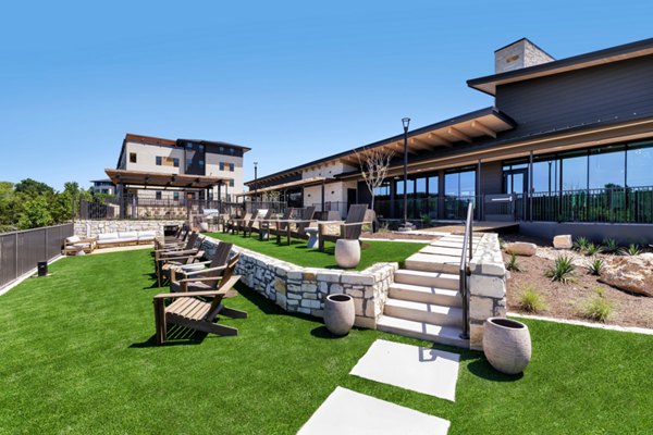 patio at Cadena at the Falls Apartments