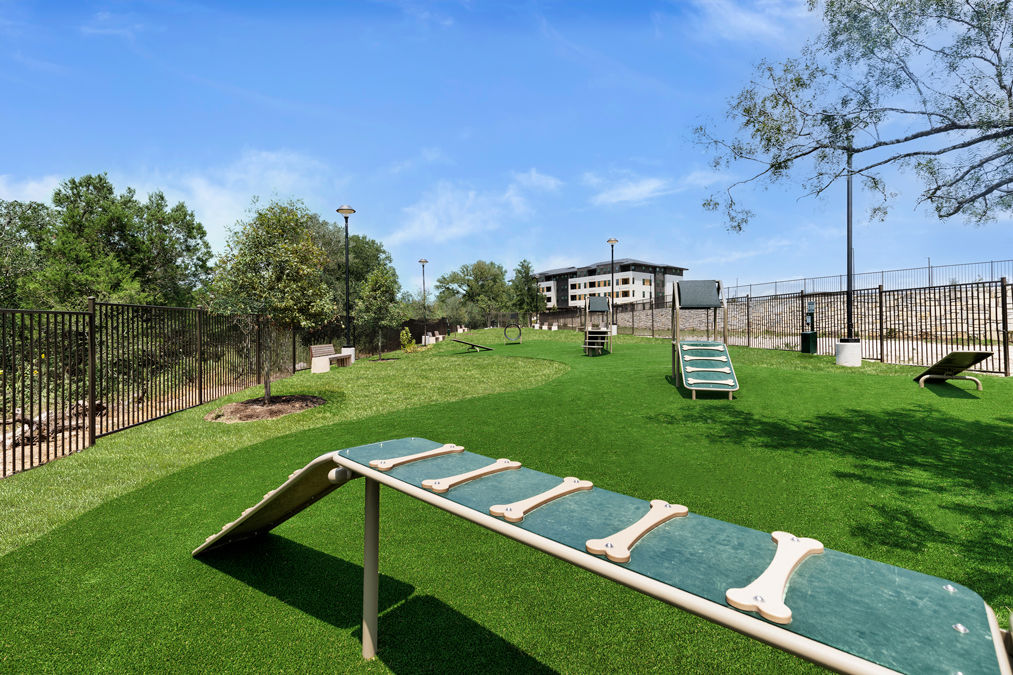 Dog park at Cadena At The Falls