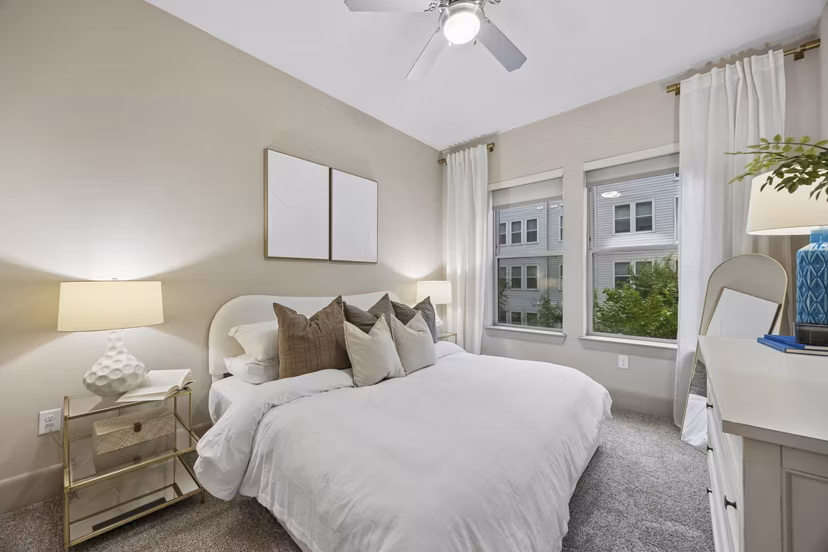 bedroom at District at Memorial Apartments