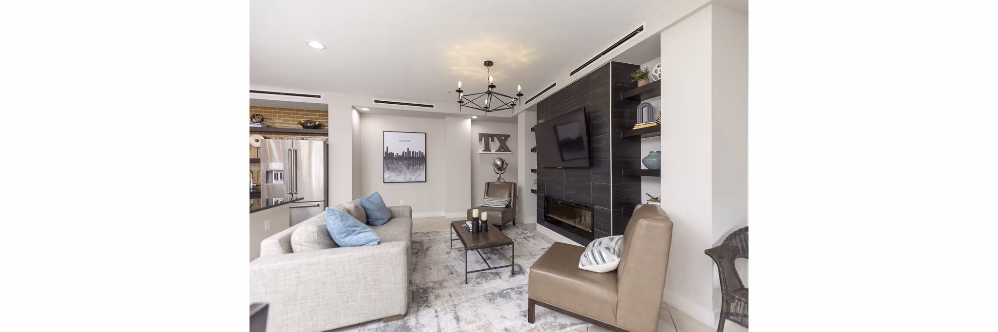 clubhouse at District at Memorial Apartments