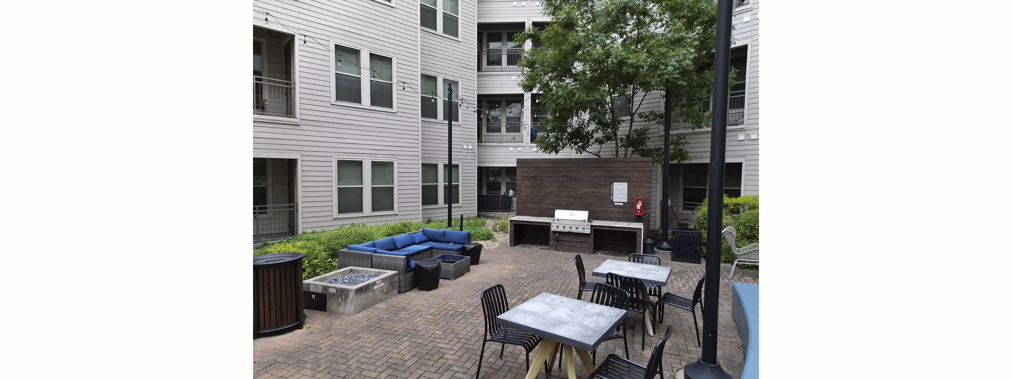 Patio at District at Memorial Apartments