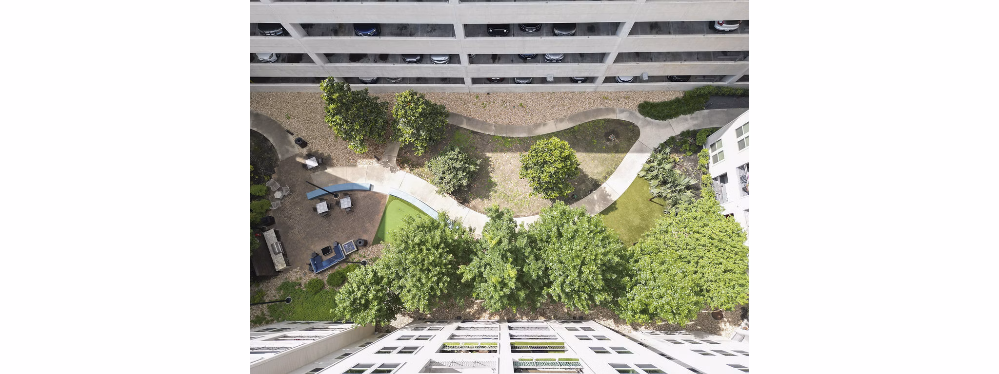 Patio at District at Memorial Apartments