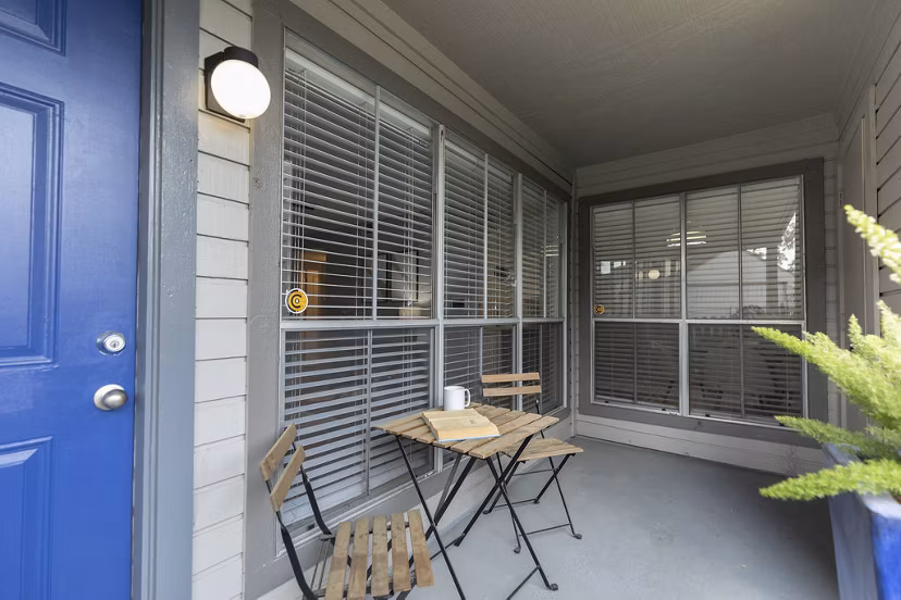 patio entrance at Regency Park Apartments