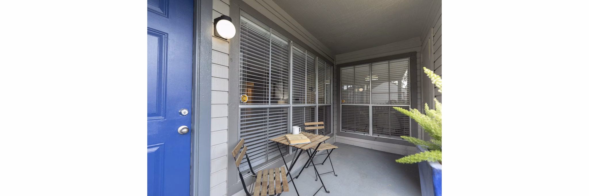 patio entrance at Regency Park Apartments