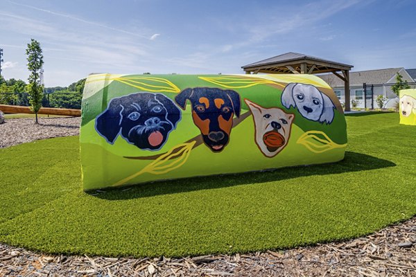 dog park at Yardly Monroe Apartments 