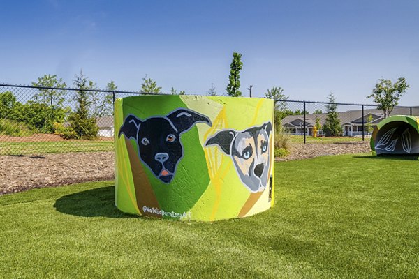dog park at Yardly Monroe Apartments 