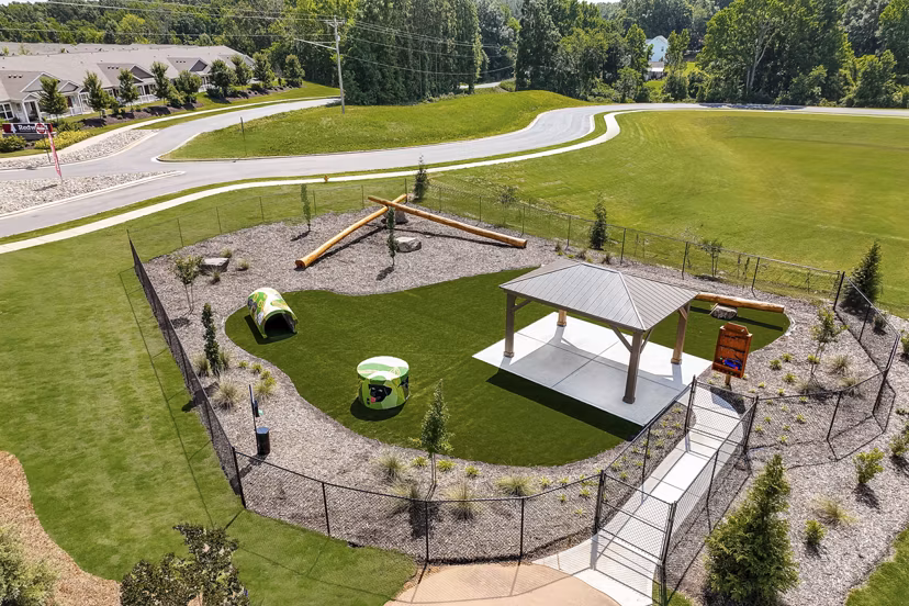 dog park at Yardly Monroe Apartments 