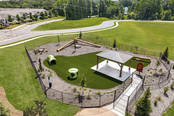 dog park at Yardly Monroe Apartments 