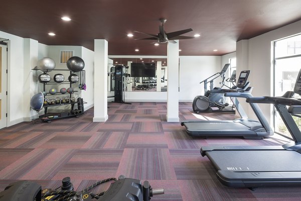 fitness center at Broadstone Amelia Apartments 