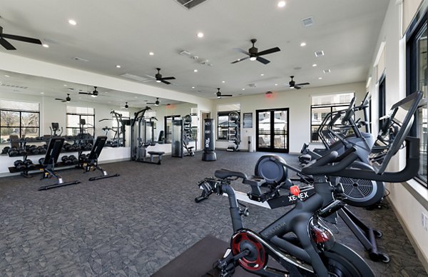 fitness center at Local Dripping Springs Apartments