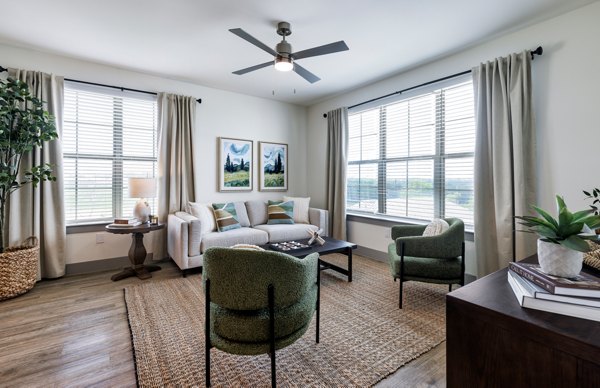 living room at Local Dripping Springs Apartments 
