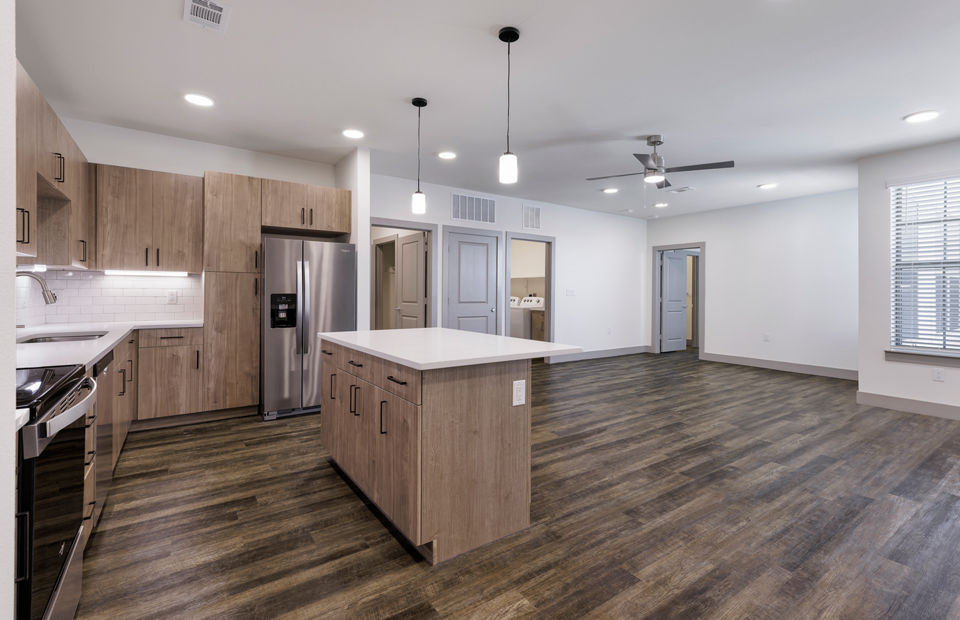 living room at Local Dripping Springs Apartments 