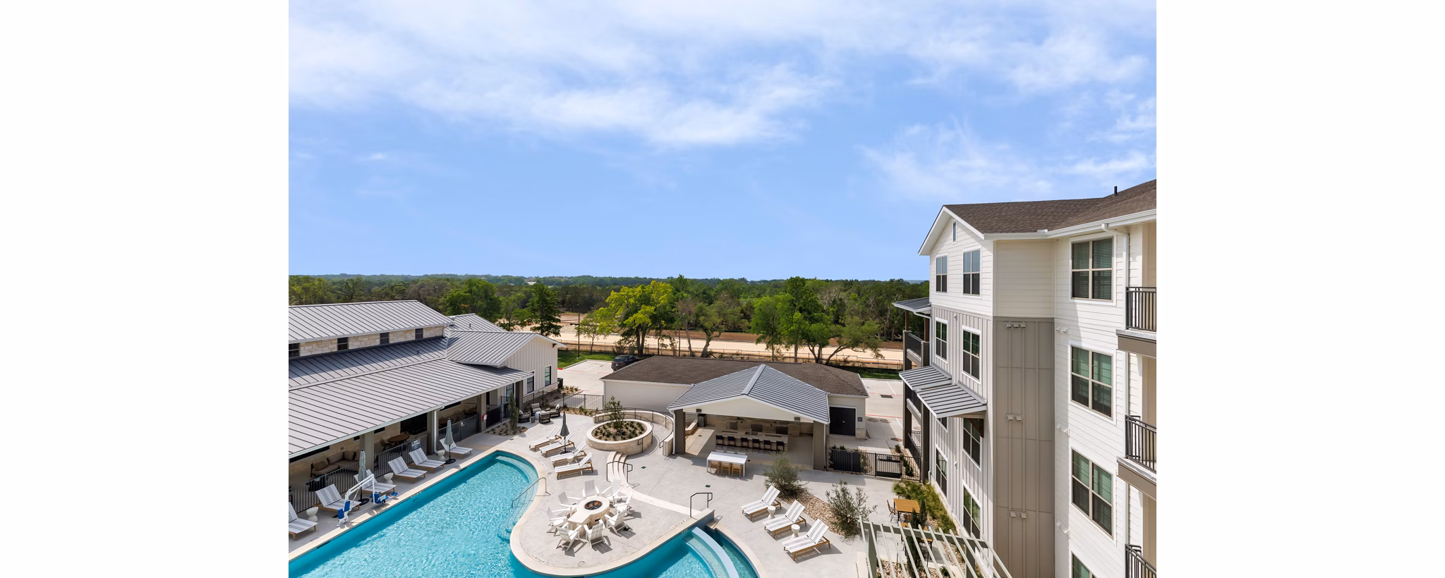 patio at Local Dripping Springs Apartments 