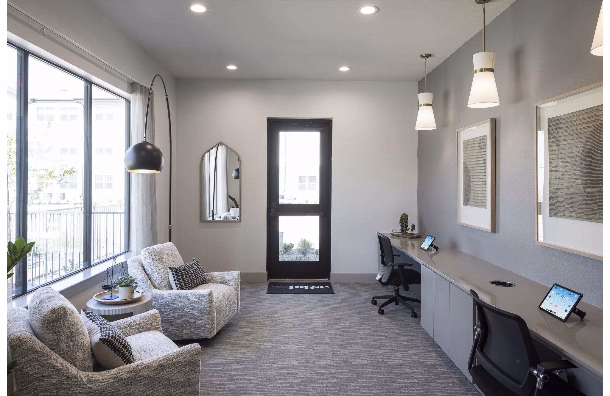 home office at Prose Evergreen Apartments