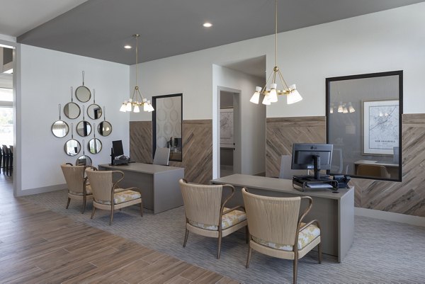 home office clubhouse at Prose Evergreen Apartments