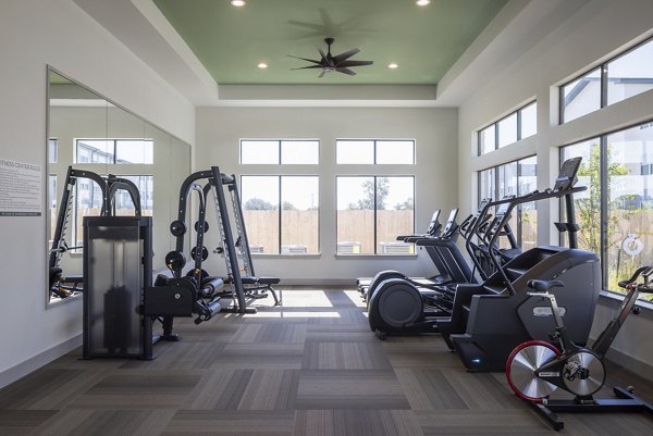 fitness center at Prose Evergreen Apartments