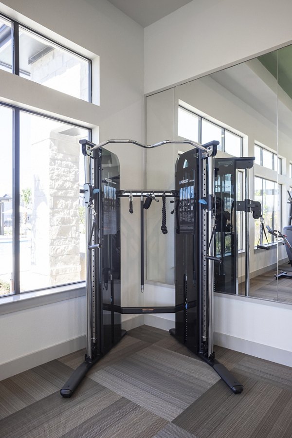 fitness center at Prose Evergreen Apartments