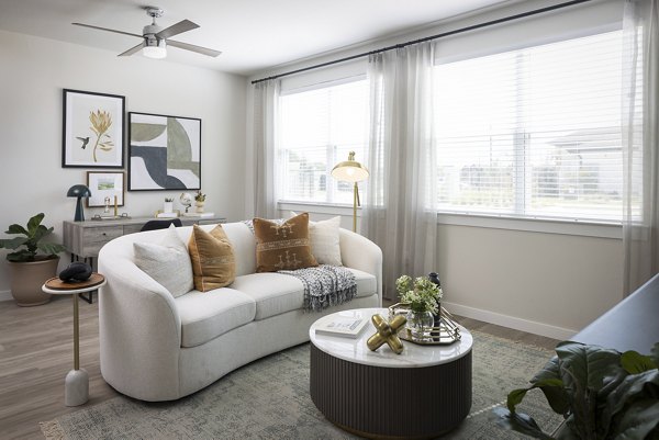 living room at Prose Evergreen Apartments