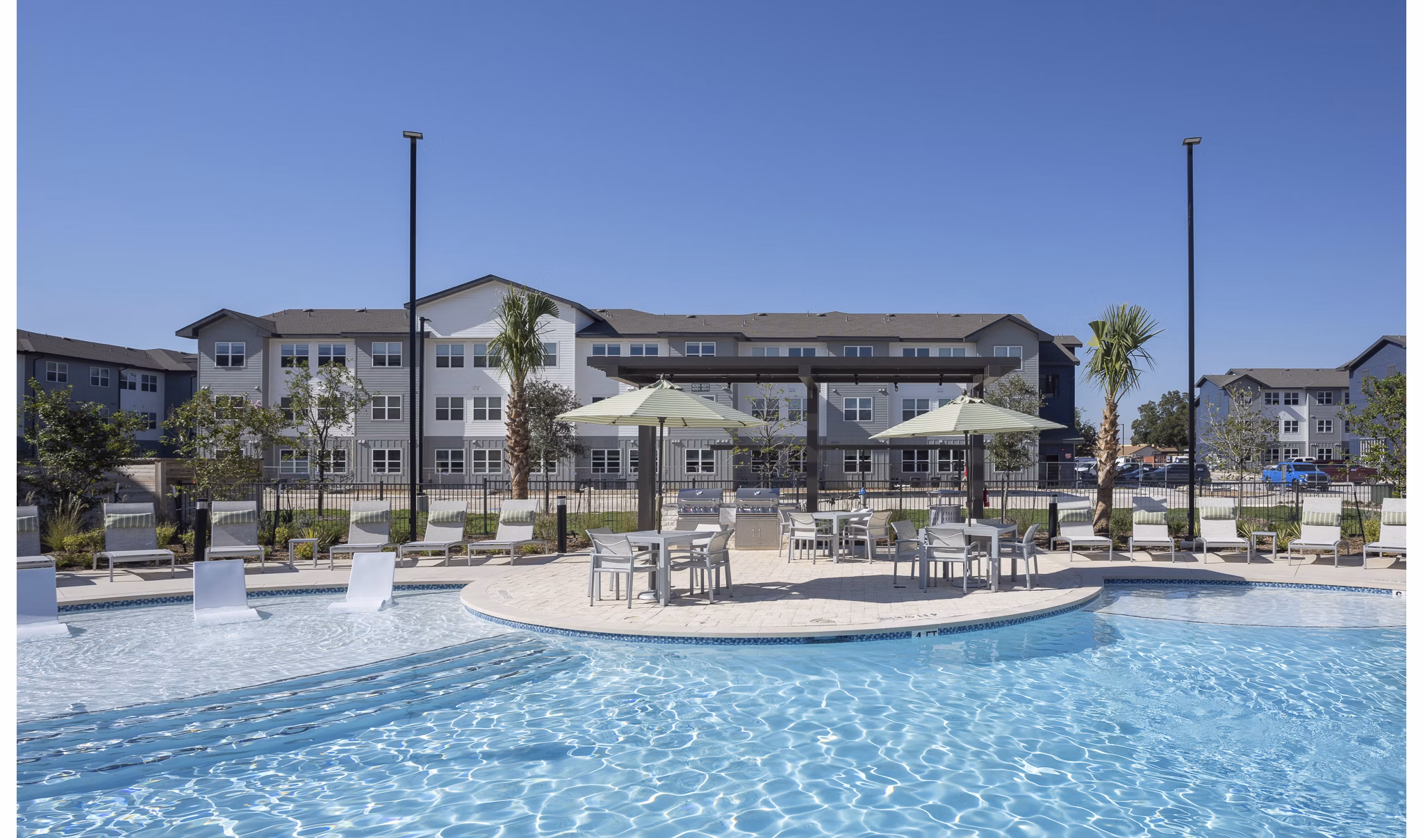 pool at Prose Evergreen Apartments